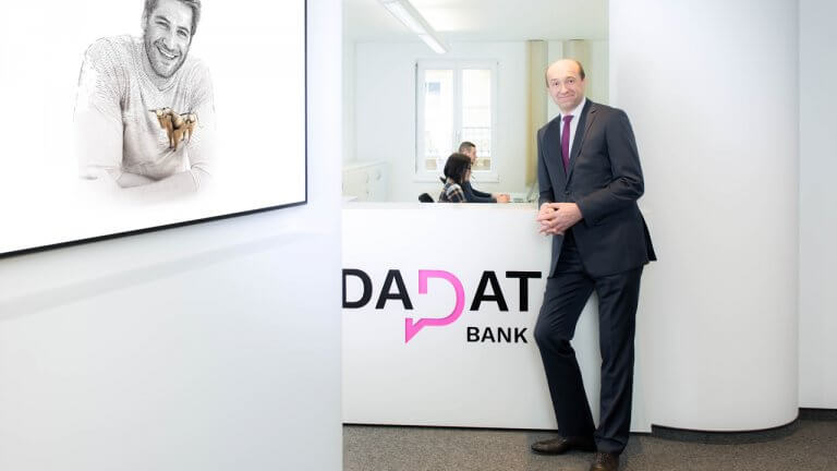 Ernst Huber, CEO DADAT Bank