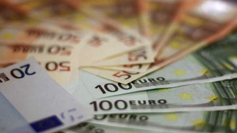 Investition Euro Geld Schein
